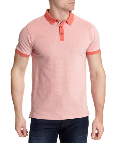 Tailored Fit Textured Polo Shirt